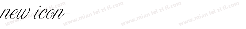 new icon字体转换